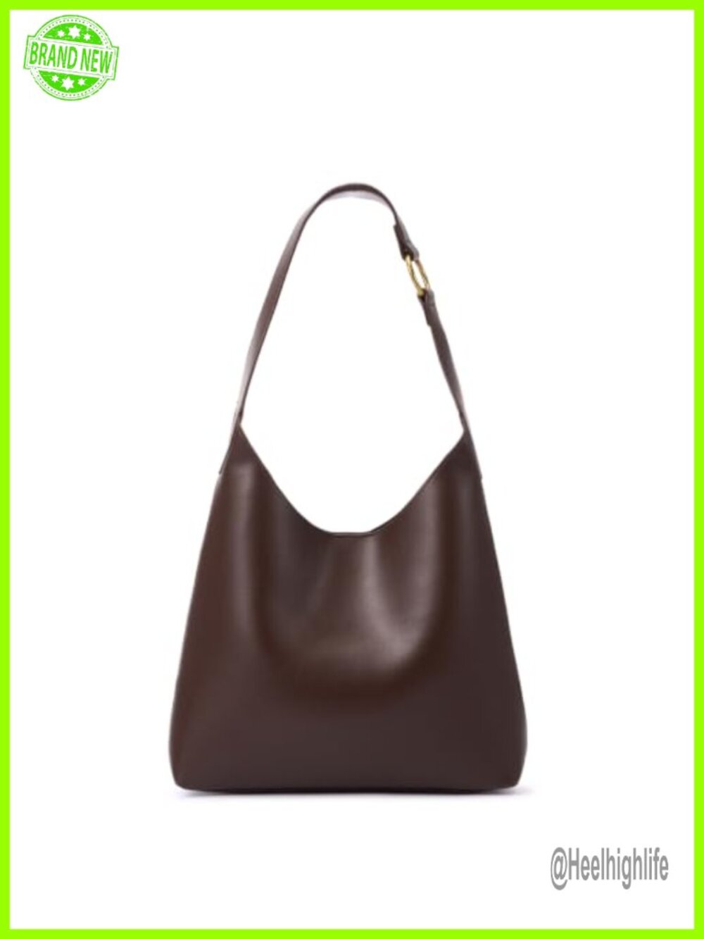 Vegan Leather Hobo Shoulder Bag Tote Satchel Handbag Purse